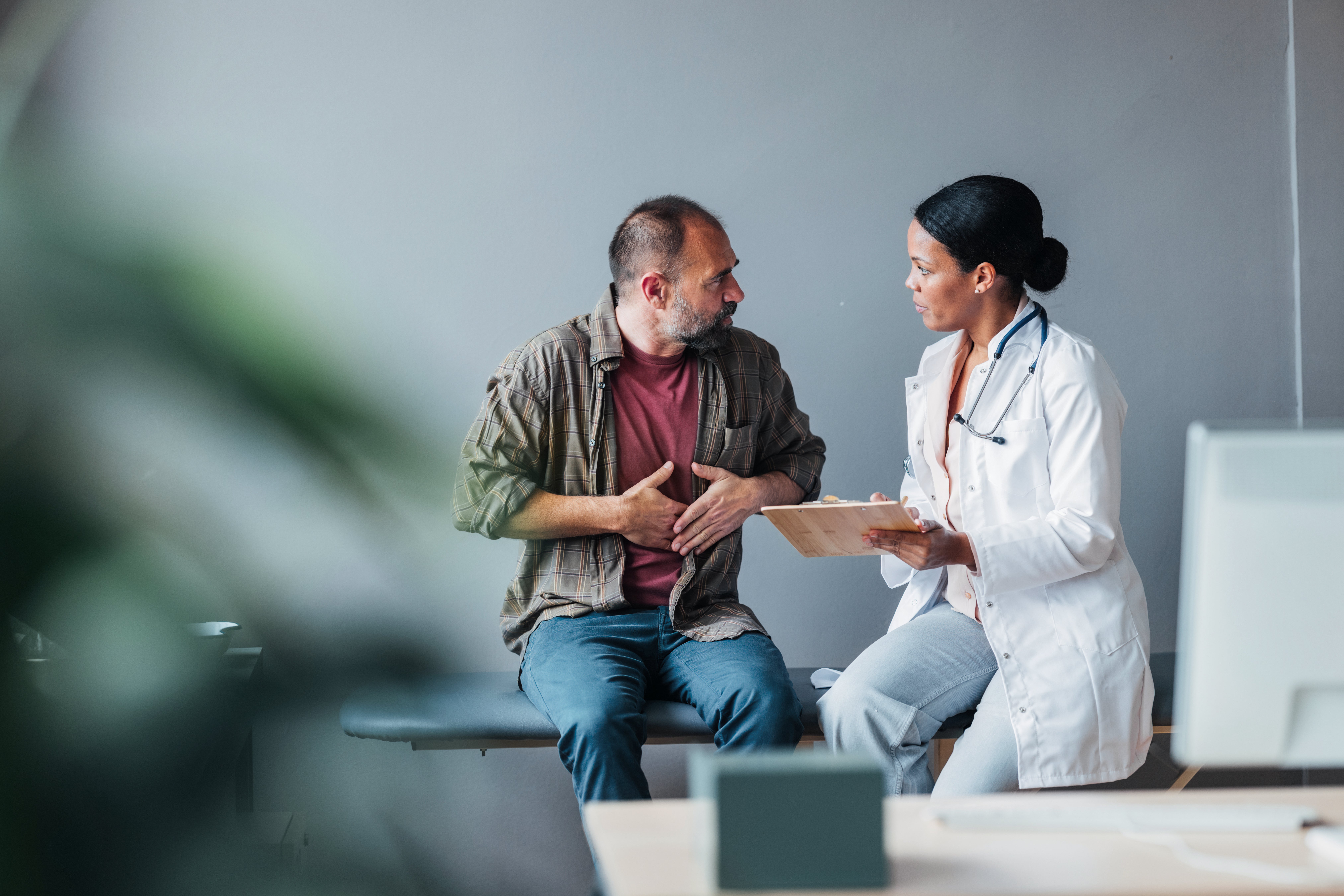 doctor and patient discussion